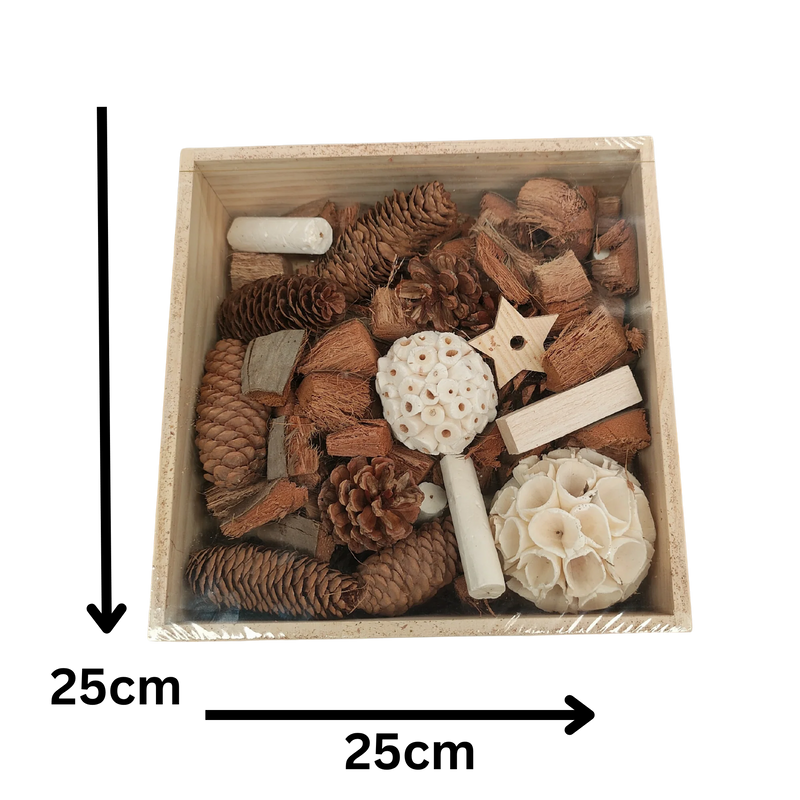 Natural foraging Box Bird Toy