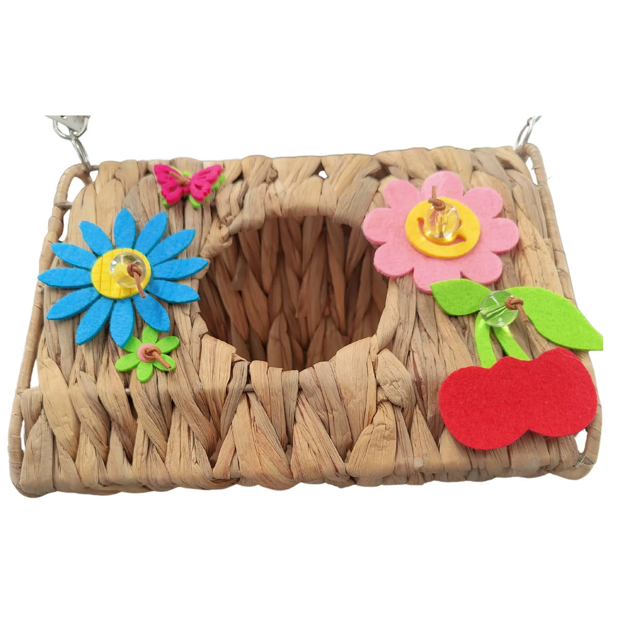 Natural Hidey Hole Bird Toy