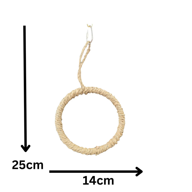 Natural Ring Bird Toy