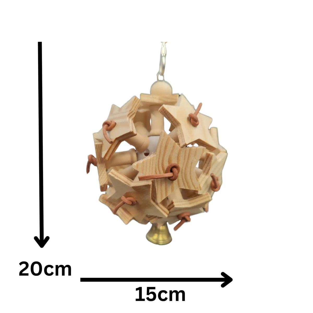 Natural Stars Ball Bird Toy