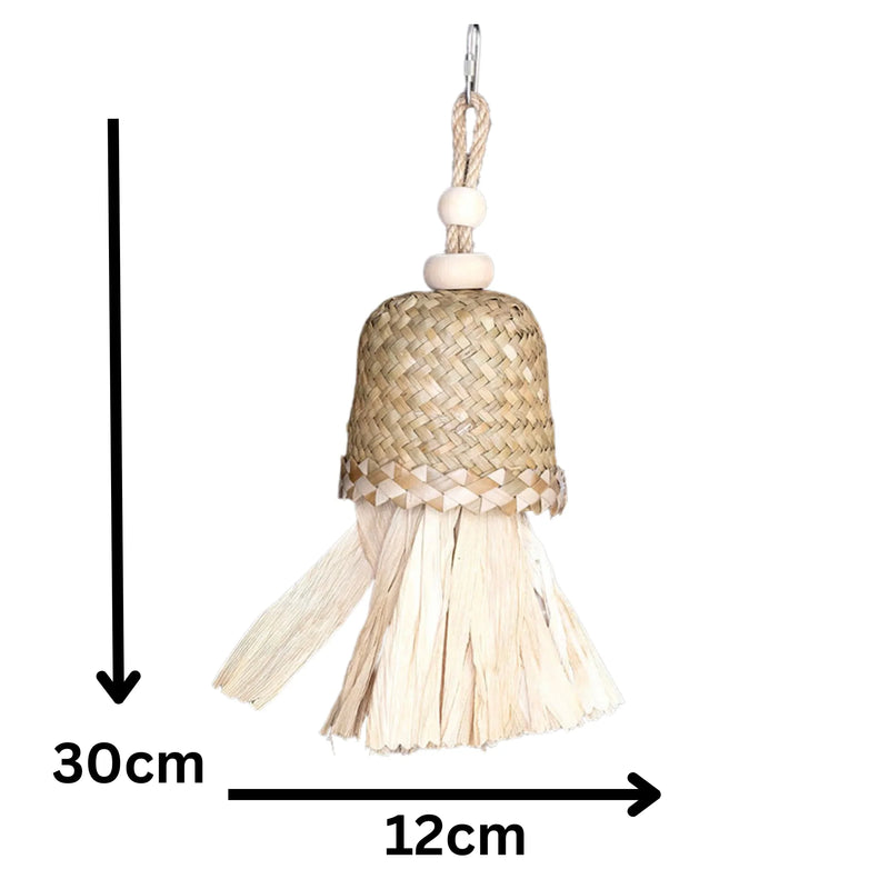 Natural Upside Down Cup Bird Toy