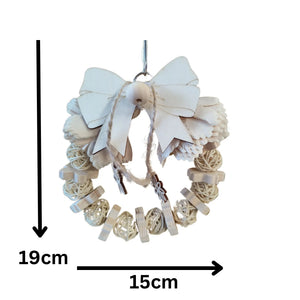 Natural Wreath Bird Toy