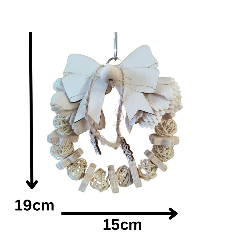 Natural Wreath Bird Toy