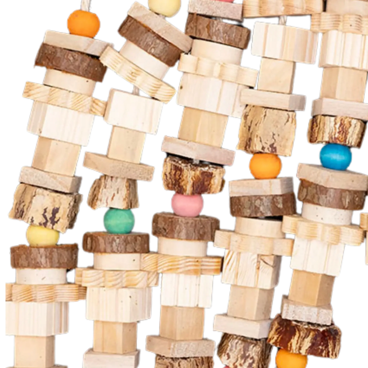 Nine Lines Natural Bird Toy