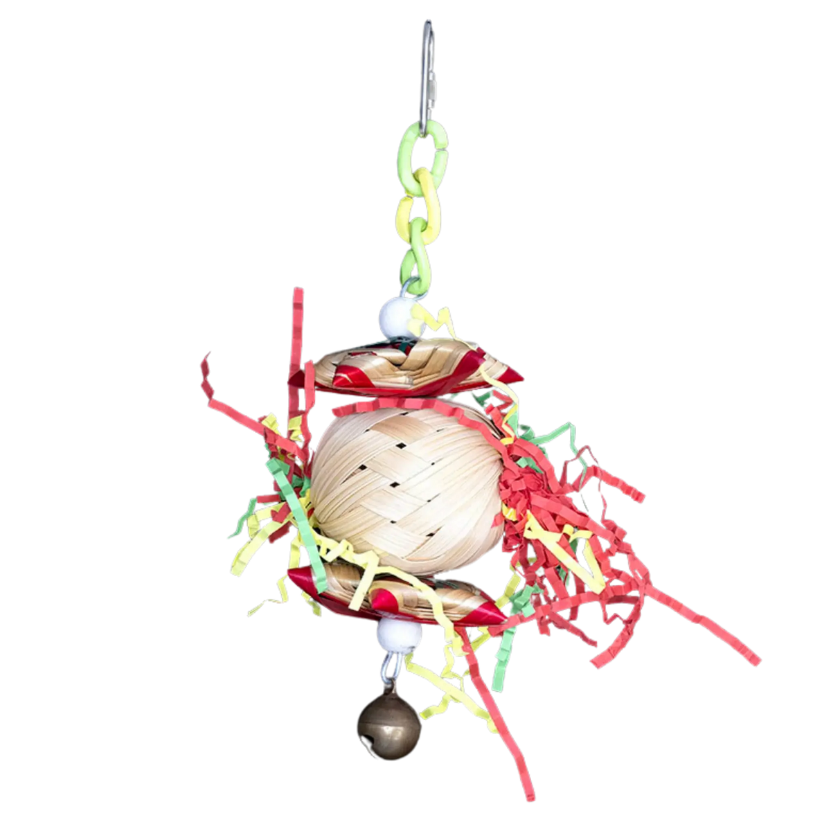 Palm Weave Ball Bird Toy