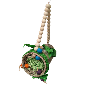 Paper Filled Tunnel Bird Toy