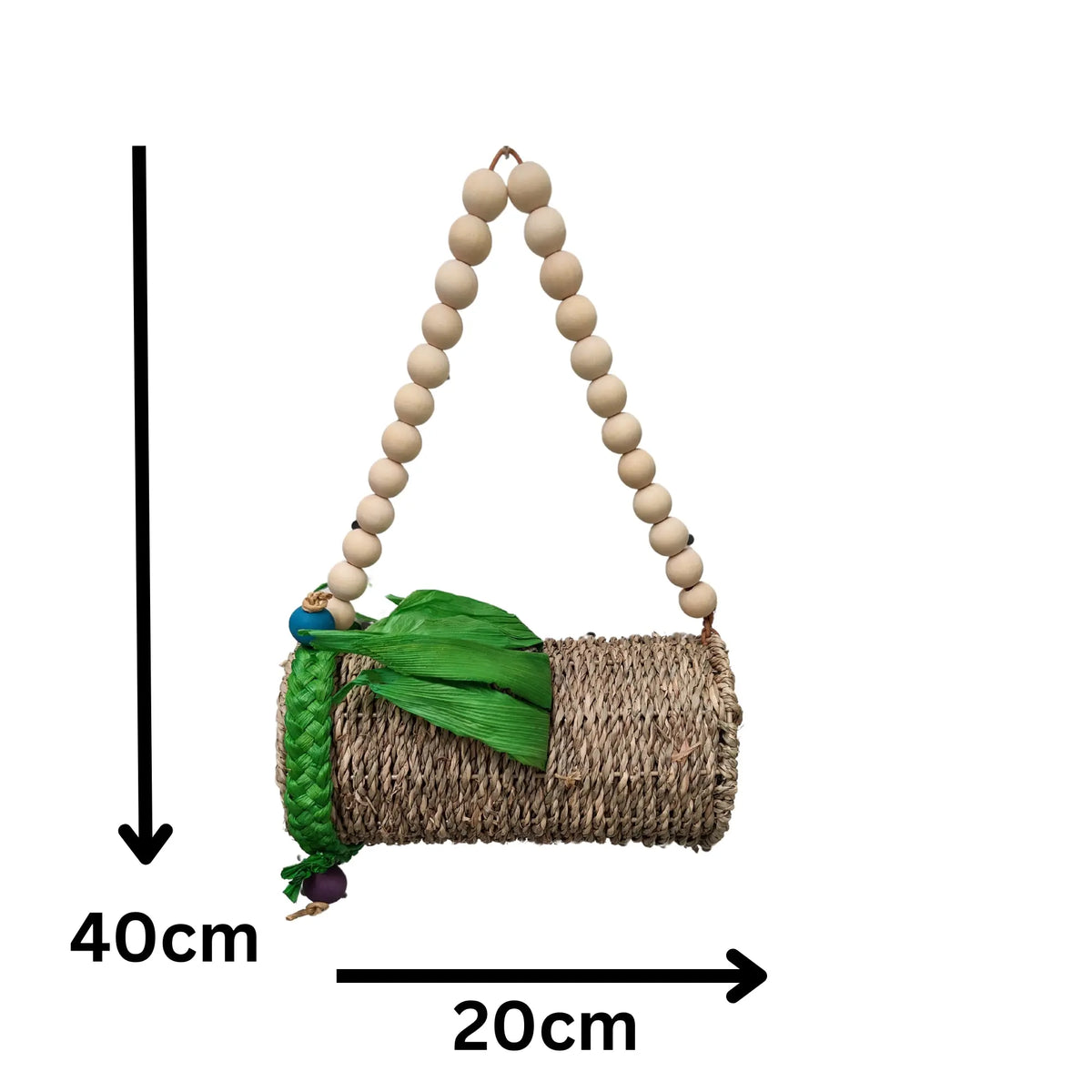 Paper Filled Tunnel Bird Toy