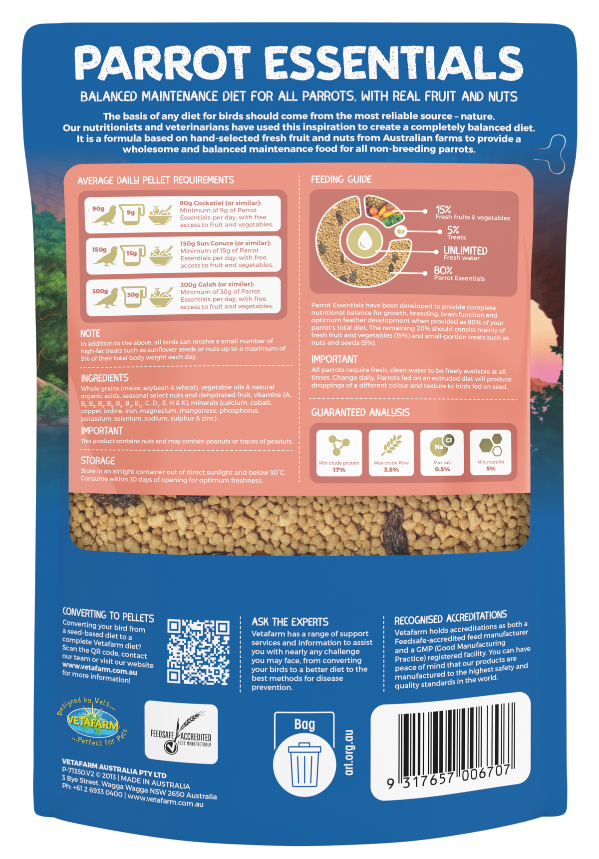 Parrot Essential Pellets