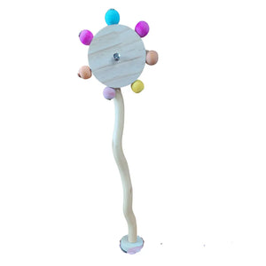 Perch with Spinner Bird Toy