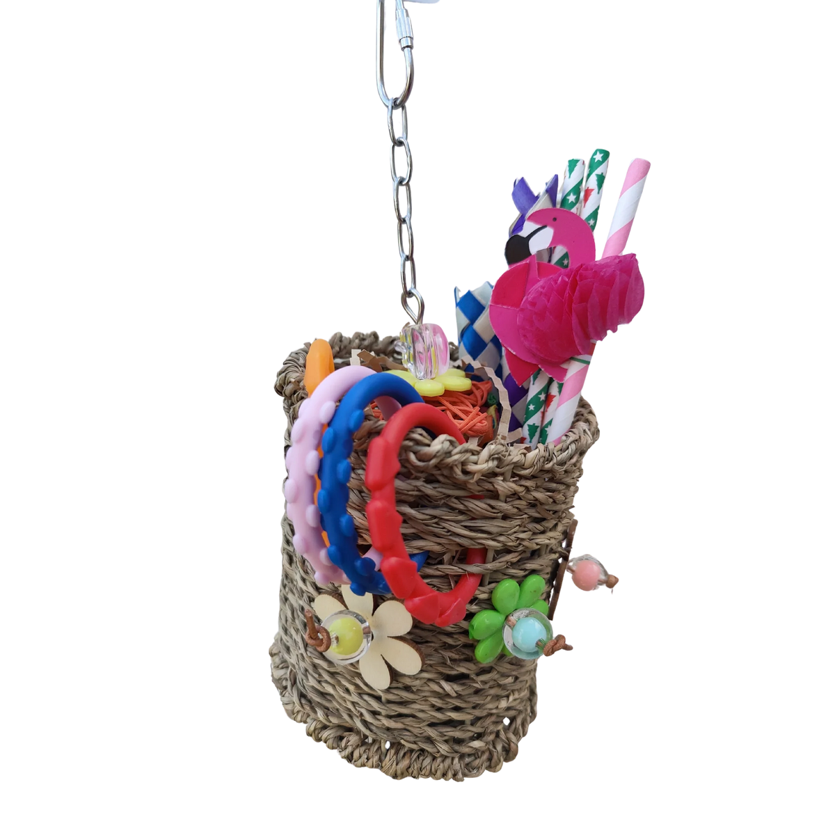 Flamingo Milkshake Bird Toy