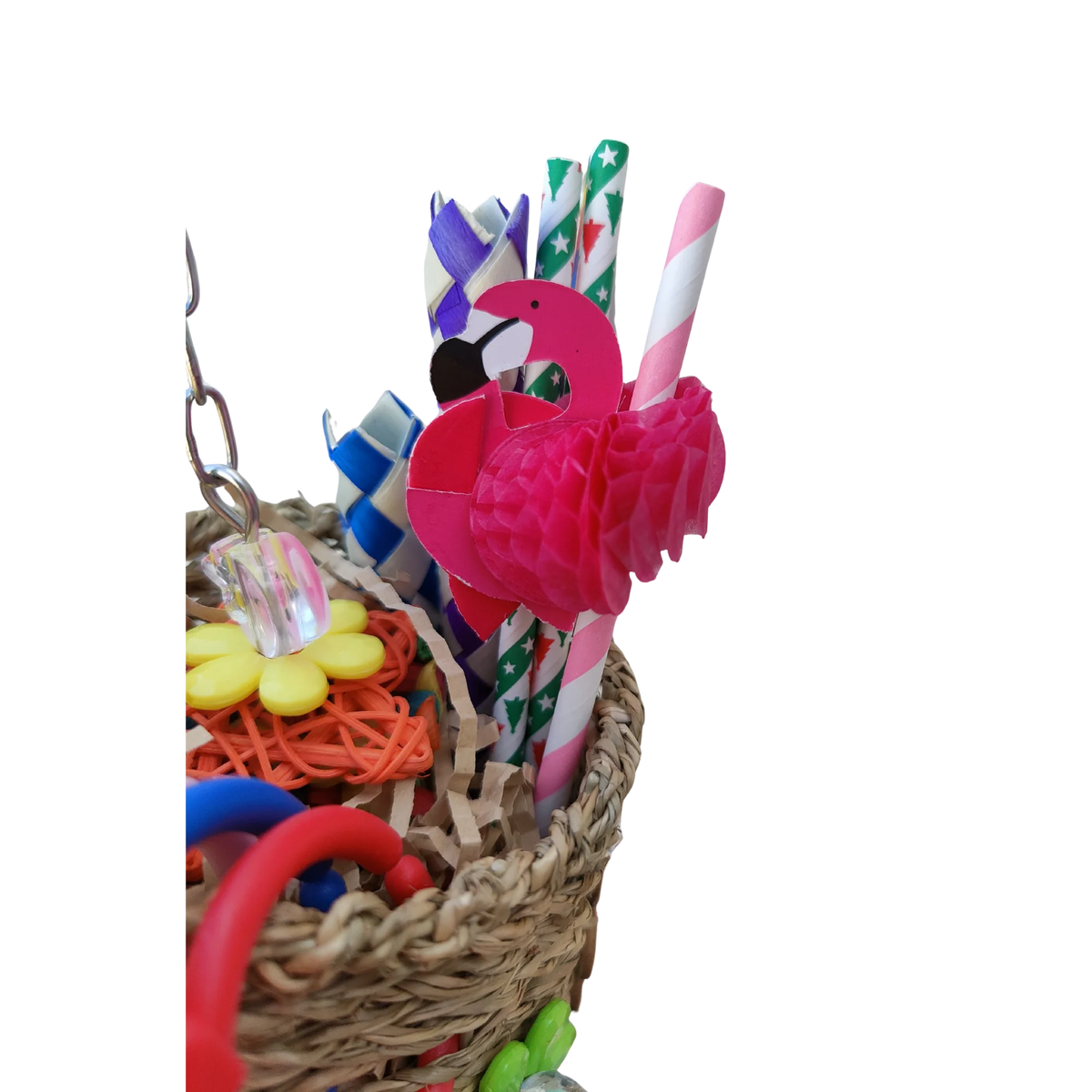 Flamingo Milkshake Bird Toy