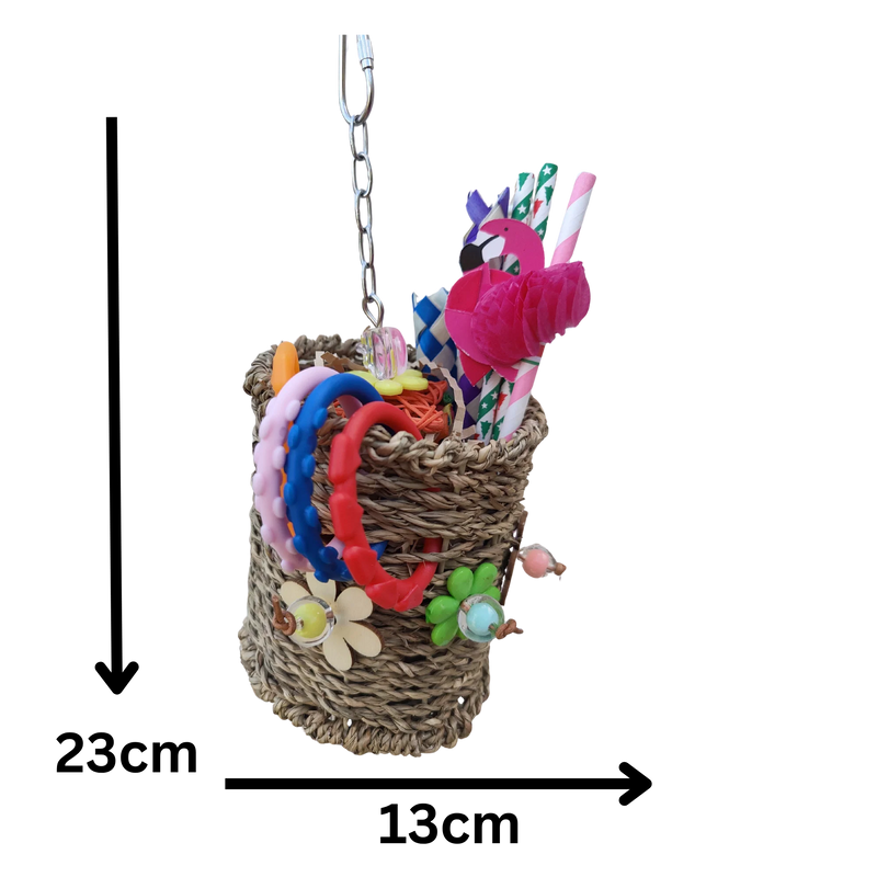 Flamingo Milkshake Bird Toy