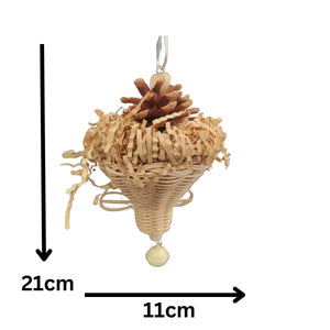 Pine Topper Bird Toy