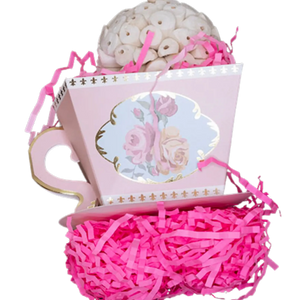 Pink Or Blue Tea Cup Bird Toy