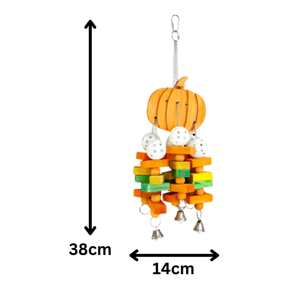 Pumpkin Bird Toy