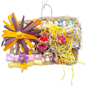 Rectangle Activity Mat Bird Toy