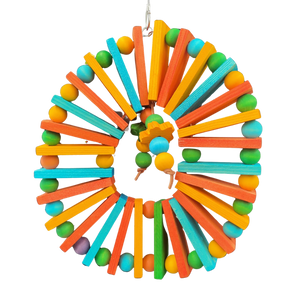 Ring of Blocks Bird Toy