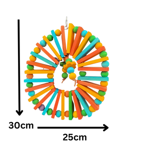 Ring of Blocks Bird Toy