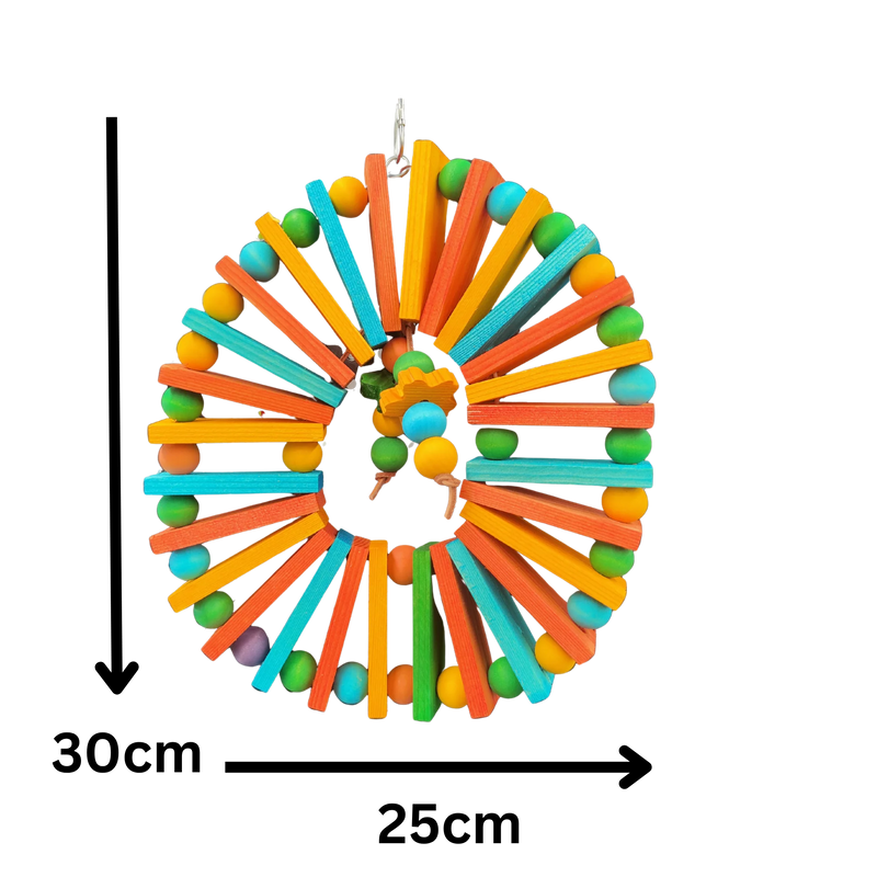 Ring of Blocks Bird Toy