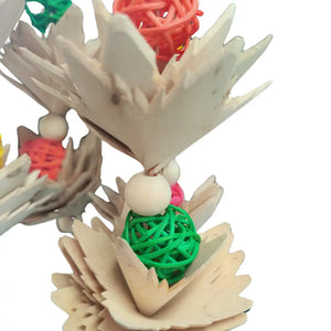 Ring of Hanging Flowers Bird Toy