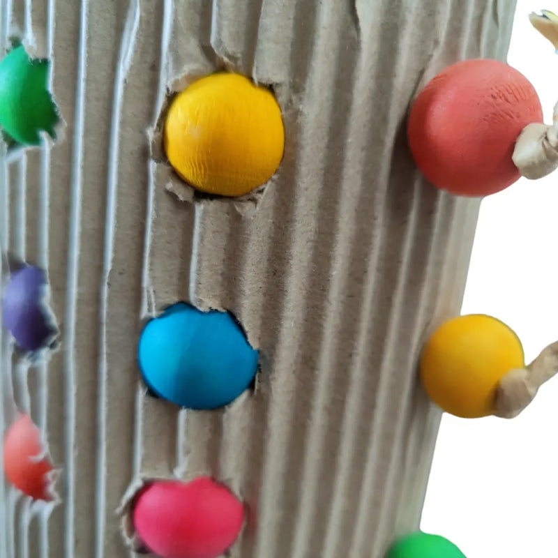 Rolled Hex Ends Bird Toy