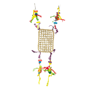 Seagrass Hanging Mat Bird Toy