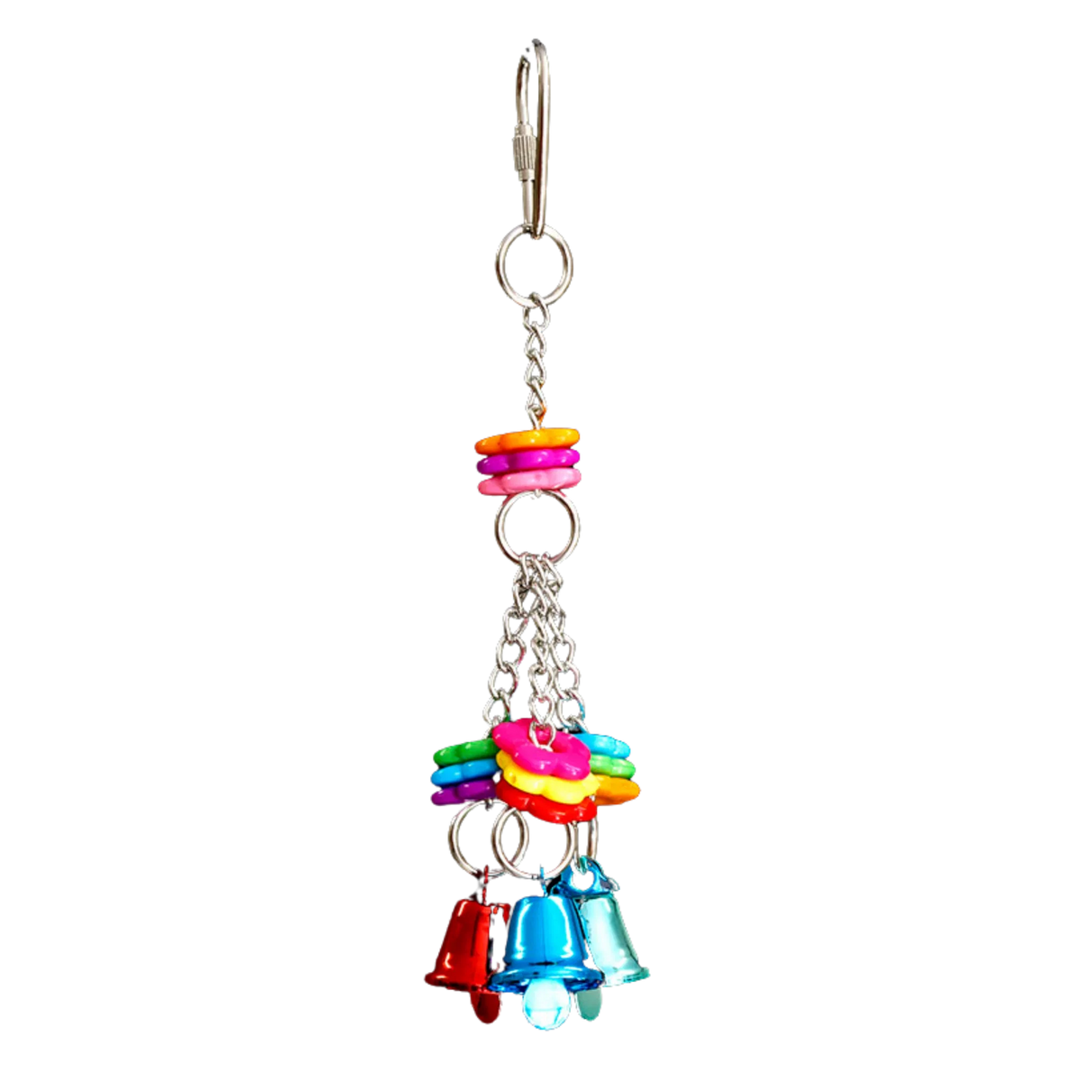 Small Flowers and Bells Bird Toy