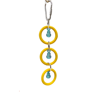 Small Hanging Rings with Bling