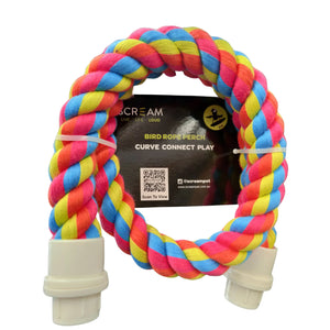 Scream Rope Perch XLarge Bird Toy