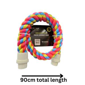 Scream Rope Perch XLarge Bird Toy