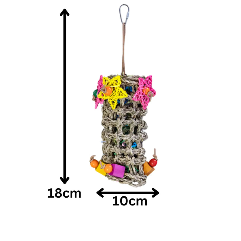 Seagrass Mat Roll Shredable Bird Toy
