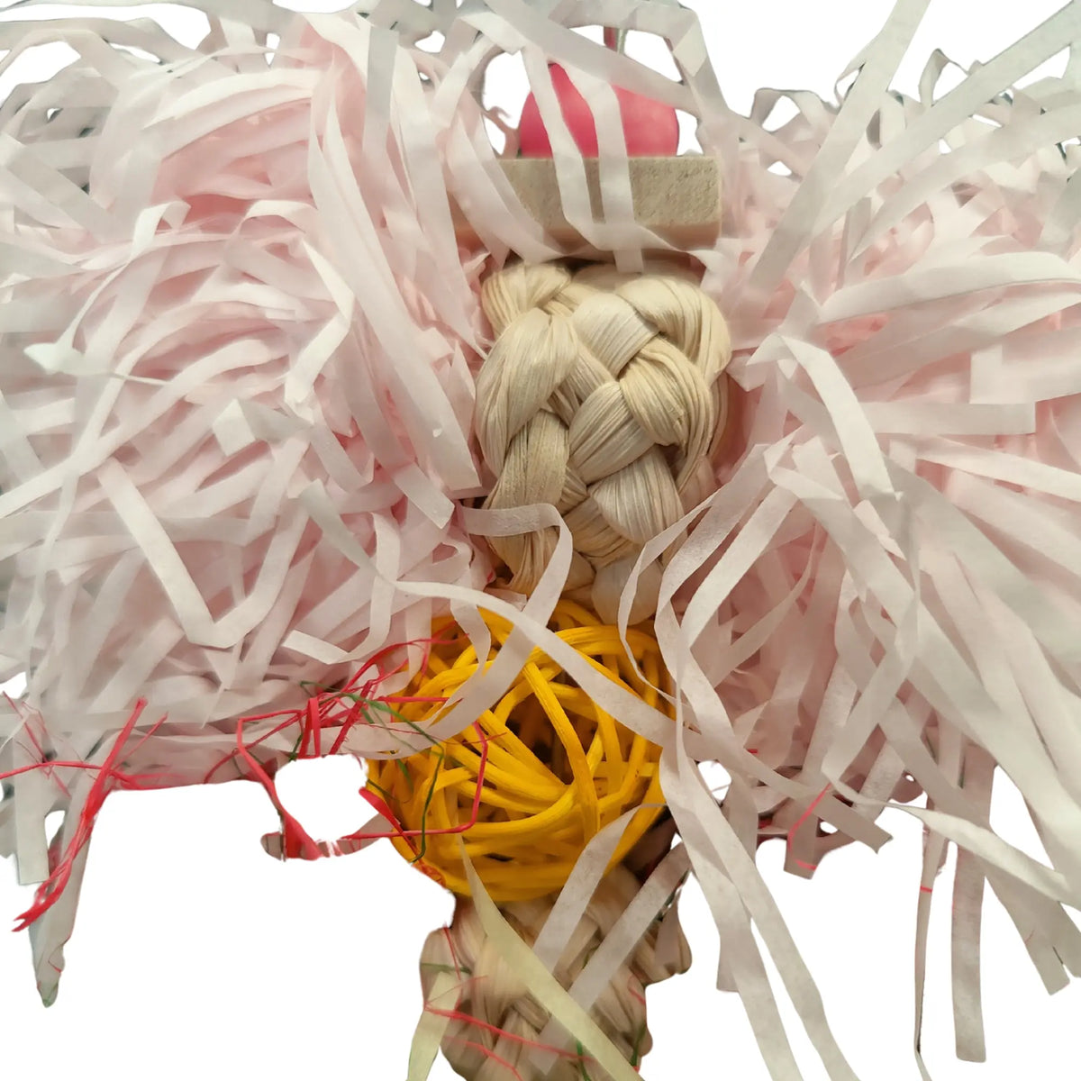 Shaggy Cane Balls Bird Toy