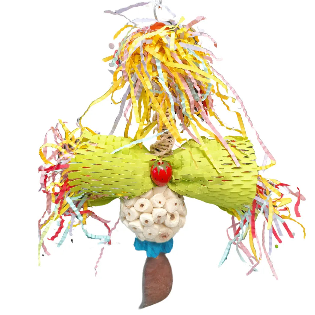Shaggy Man Bird Toy