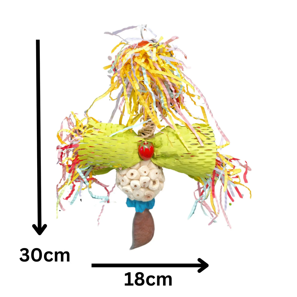 Shaggy Man Bird Toy
