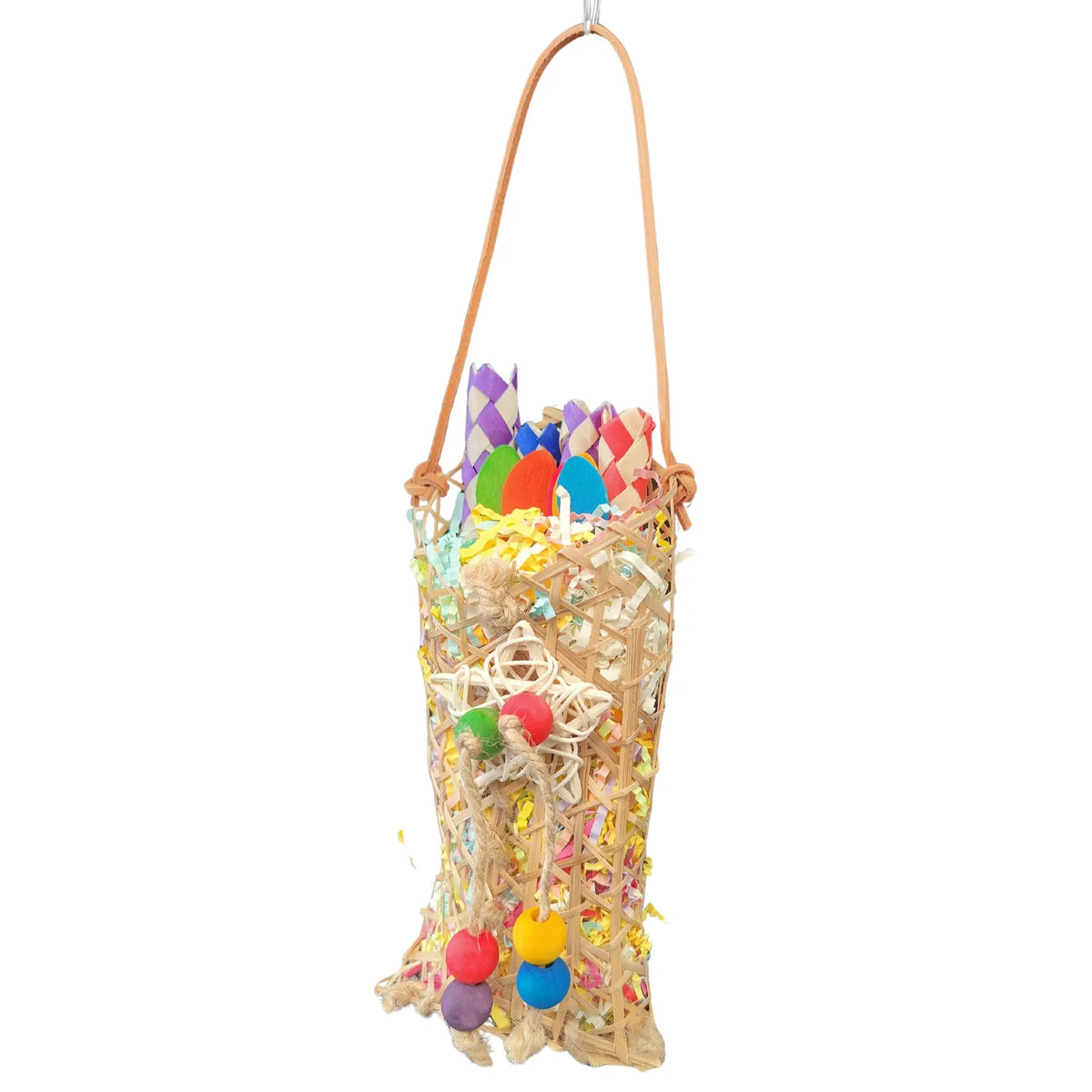 Shredable Finger Trap Bag Bird Toy