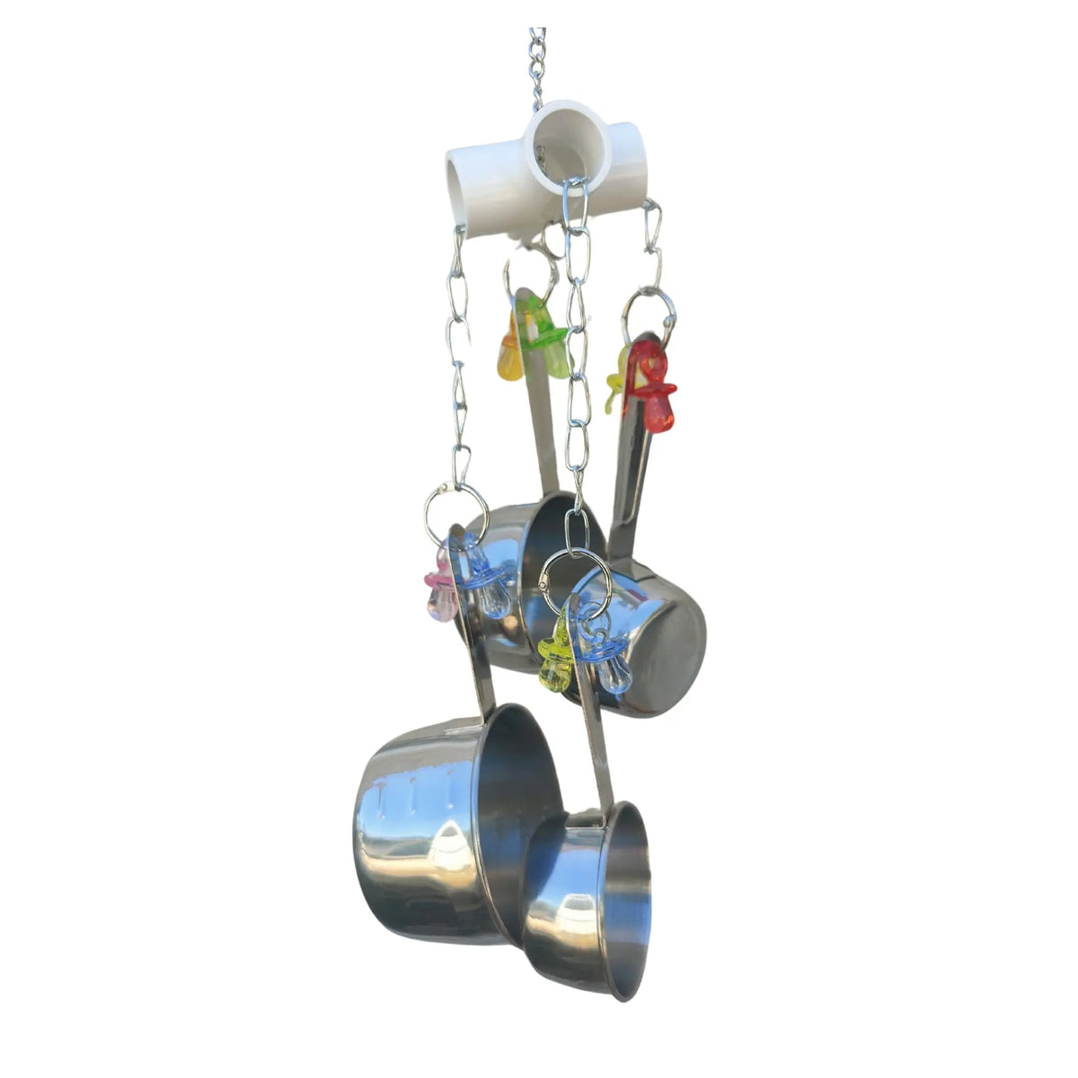 Measuring Cups with Dummies Bird Toy