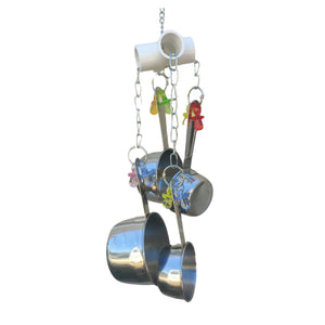 Measuring Cups with Dummies Bird Toy