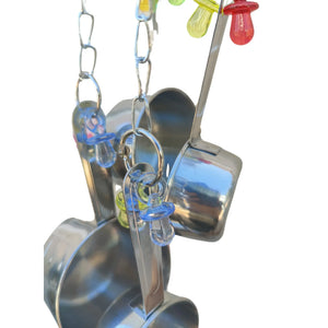 Measuring Cups with Dummies Bird Toy
