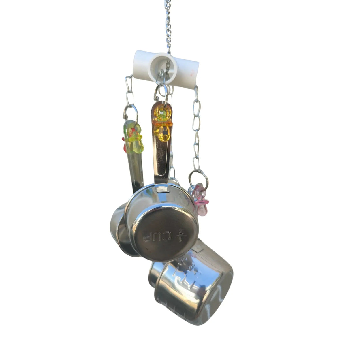 Measuring Cups with Dummies Bird Toy