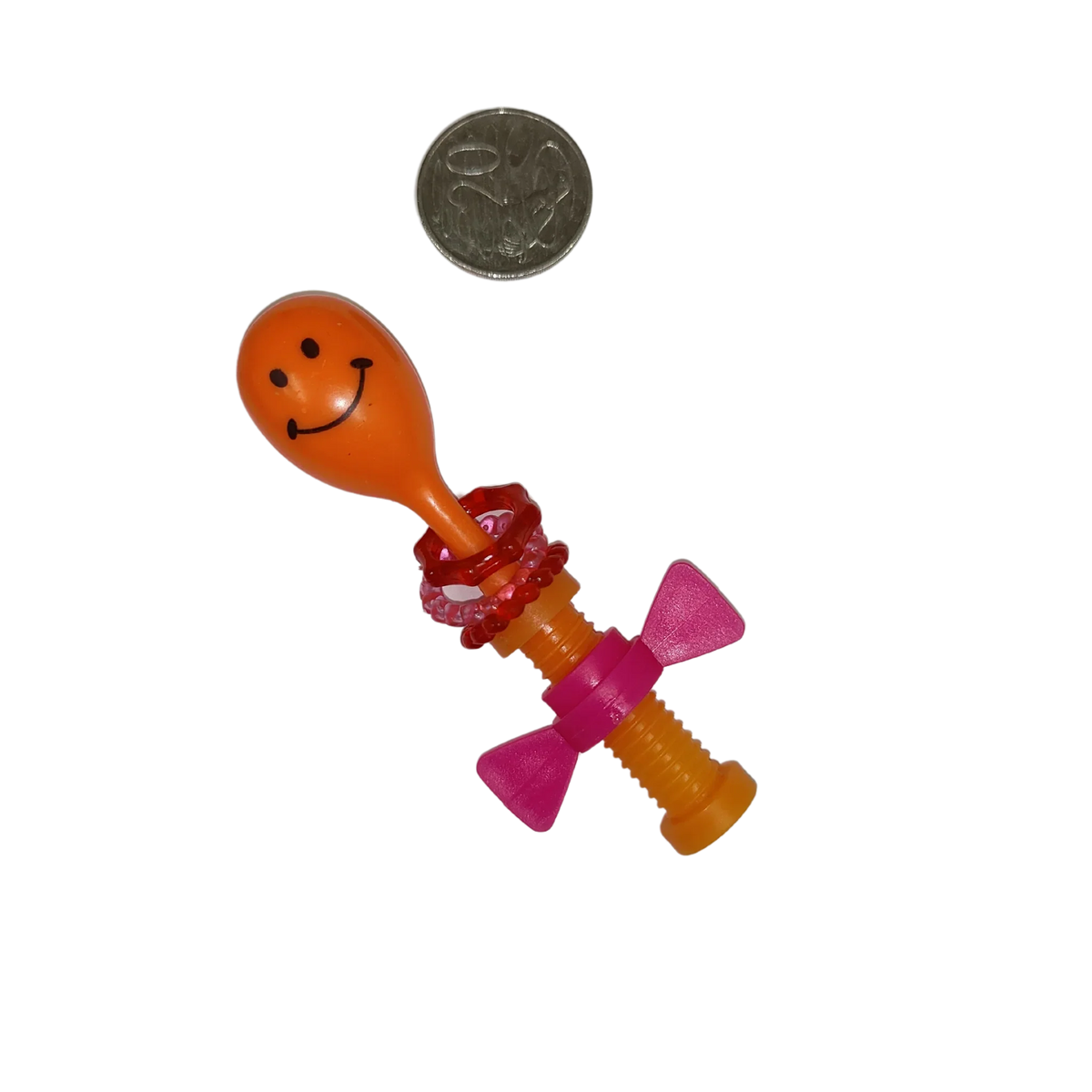 Smiley Face Maraca Foot Toy