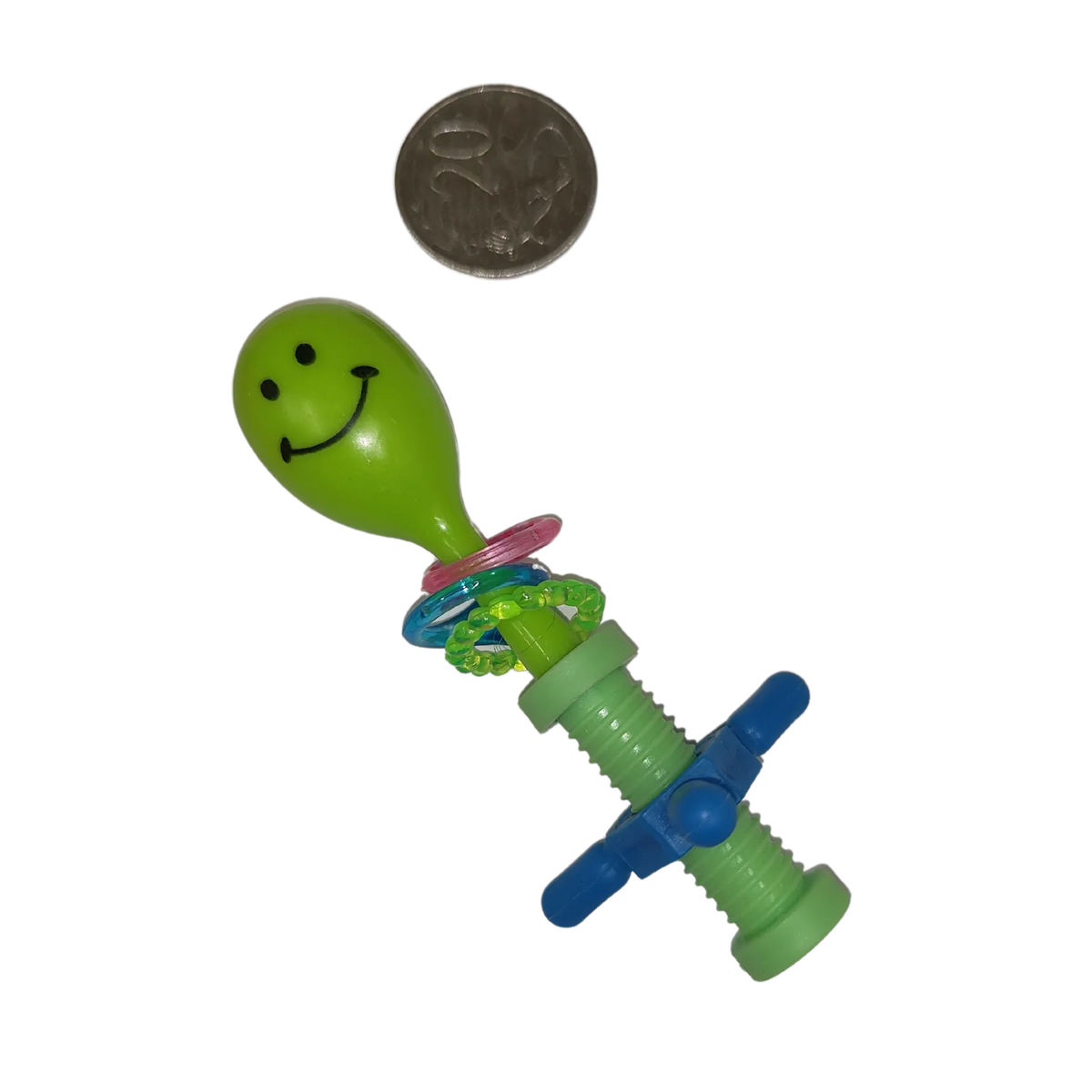 Smiley Face Maraca Foot Toy
