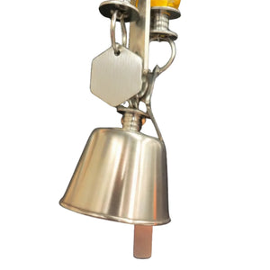 Stainless Steel Pull with Bell Bird Toy