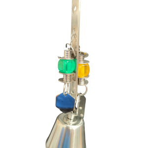 Stainless Steel Pull with Bell Bird Toy
