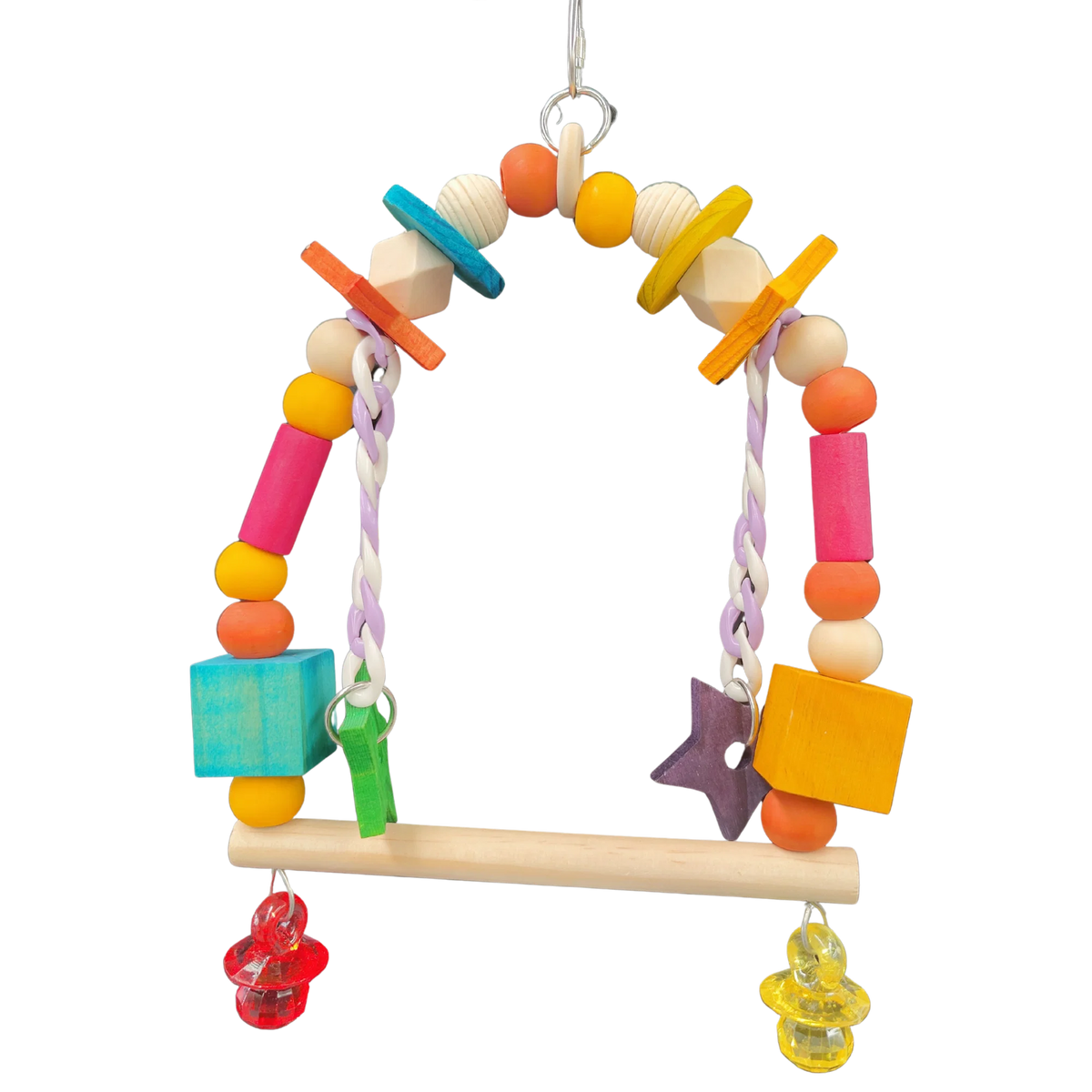 Star Dangle Swing Bird Toy