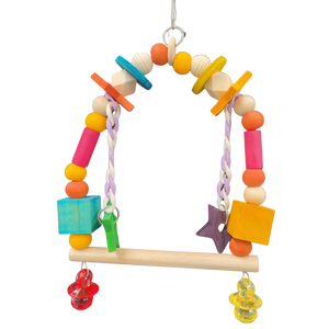 Star Dangle Swing Bird Toy