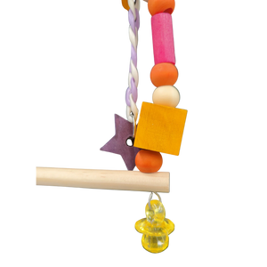 Star Dangle Swing Bird Toy