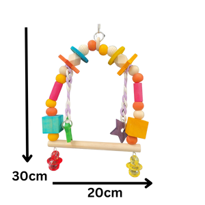 Star Dangle Swing Bird Toy
