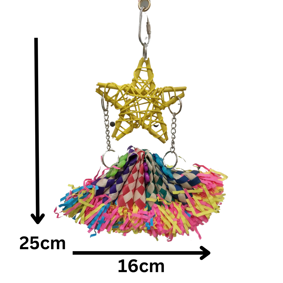 Star Fan Bird Toy
