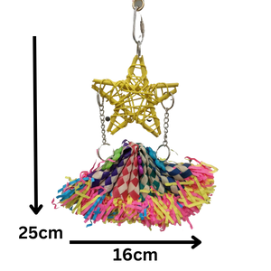 Star Fan Bird Toy