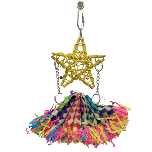 Star Fan Bird Toy